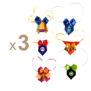 Ultra Pack Triple de 18 Corbatas y Lazos Artesanales Premium (3 Packs de 6)